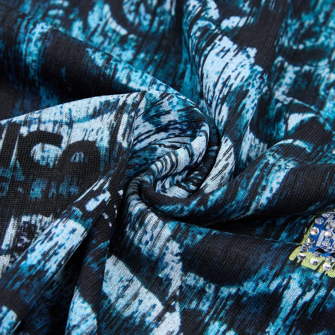 Rare Peace Decals Oversized Graphic Tee — Washed Black