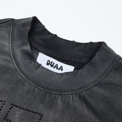 DUAA Champion Racer Oversized Graphic Tee — Black