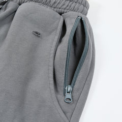 Rough Play Wordmark Oversized Sweatpants — Grey