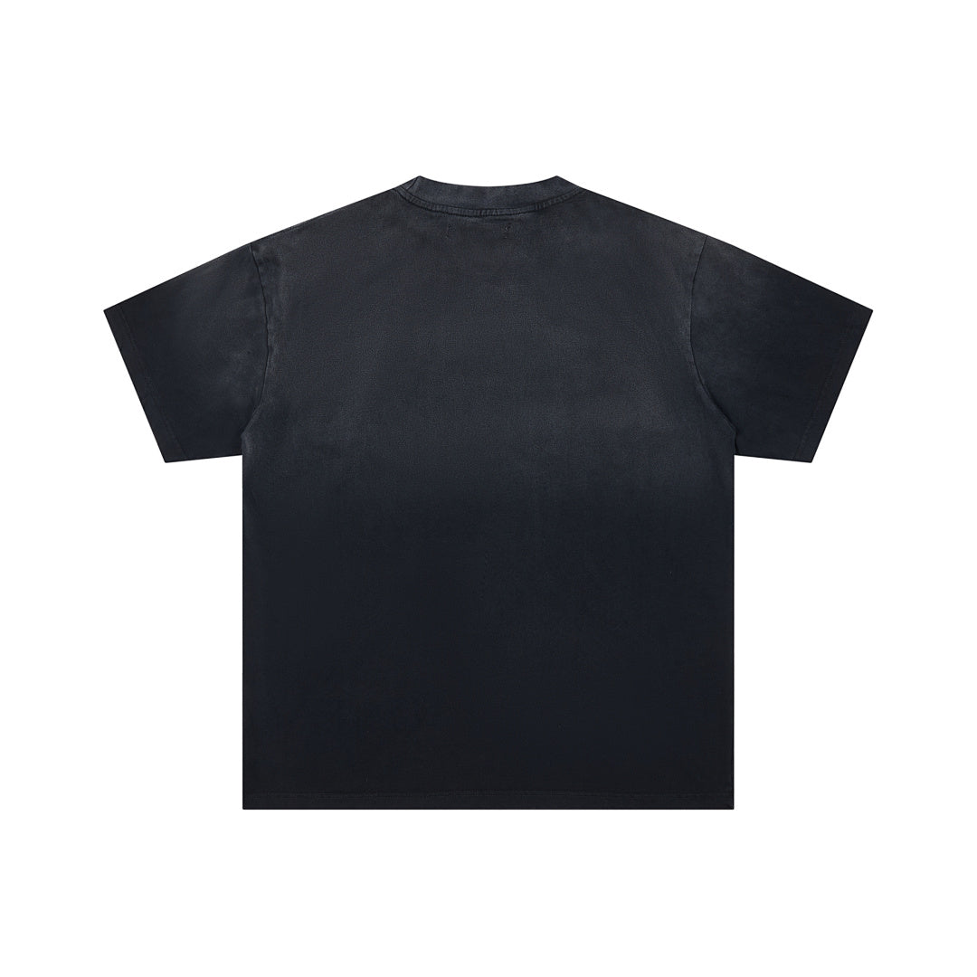 DUAA Polo Sports Division Oversized Graphic Tee — Black