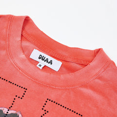 DUAA Muhammad Ali Oversized Graphic Tee — Red