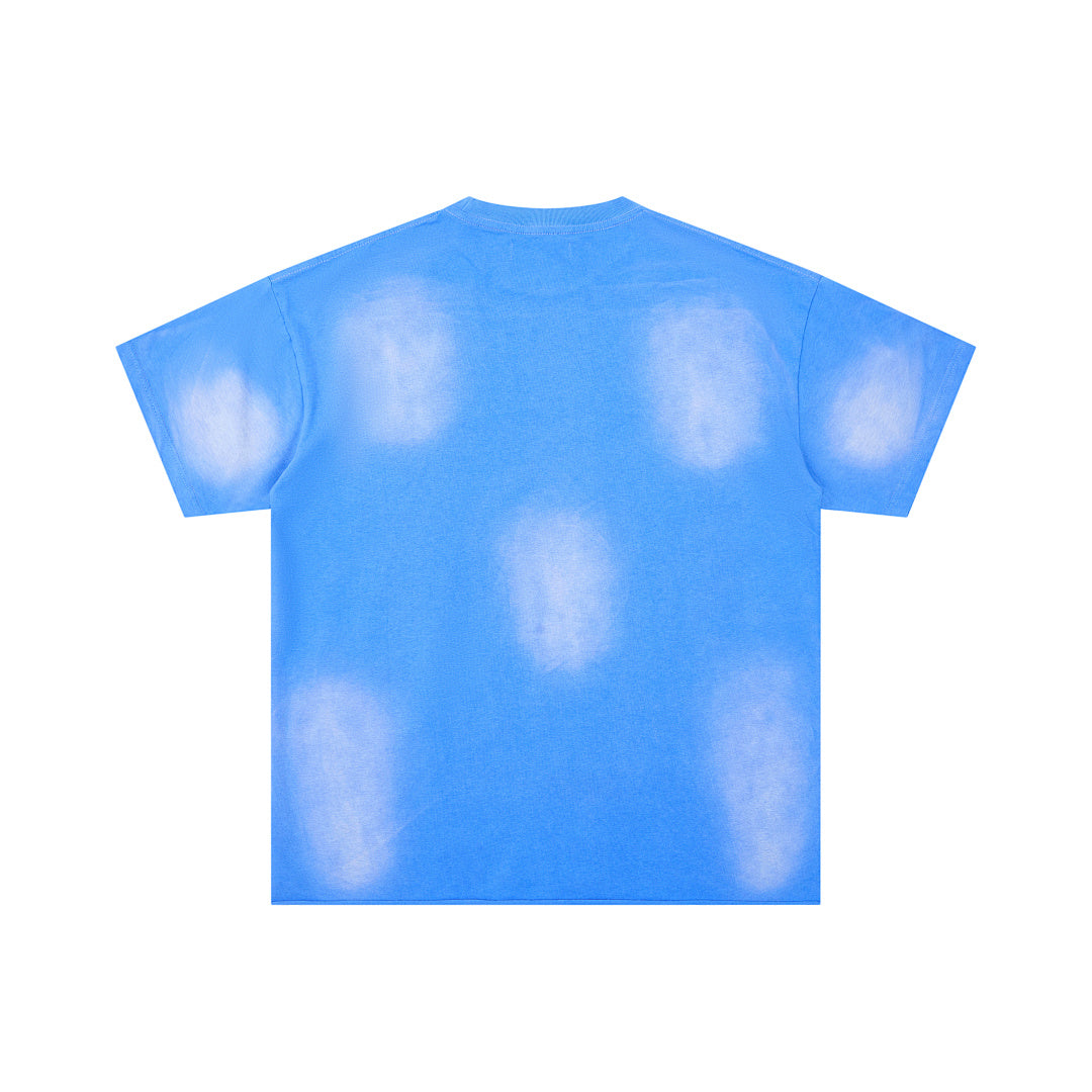 DUAA Celia Cruz Queen of Salsa Oversized Graphic Tee — Blue
