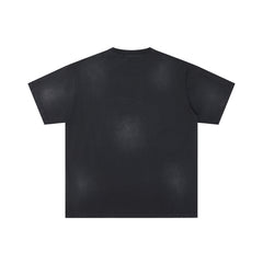 DUAA Gridiron Oversized Graphic Tee — Black