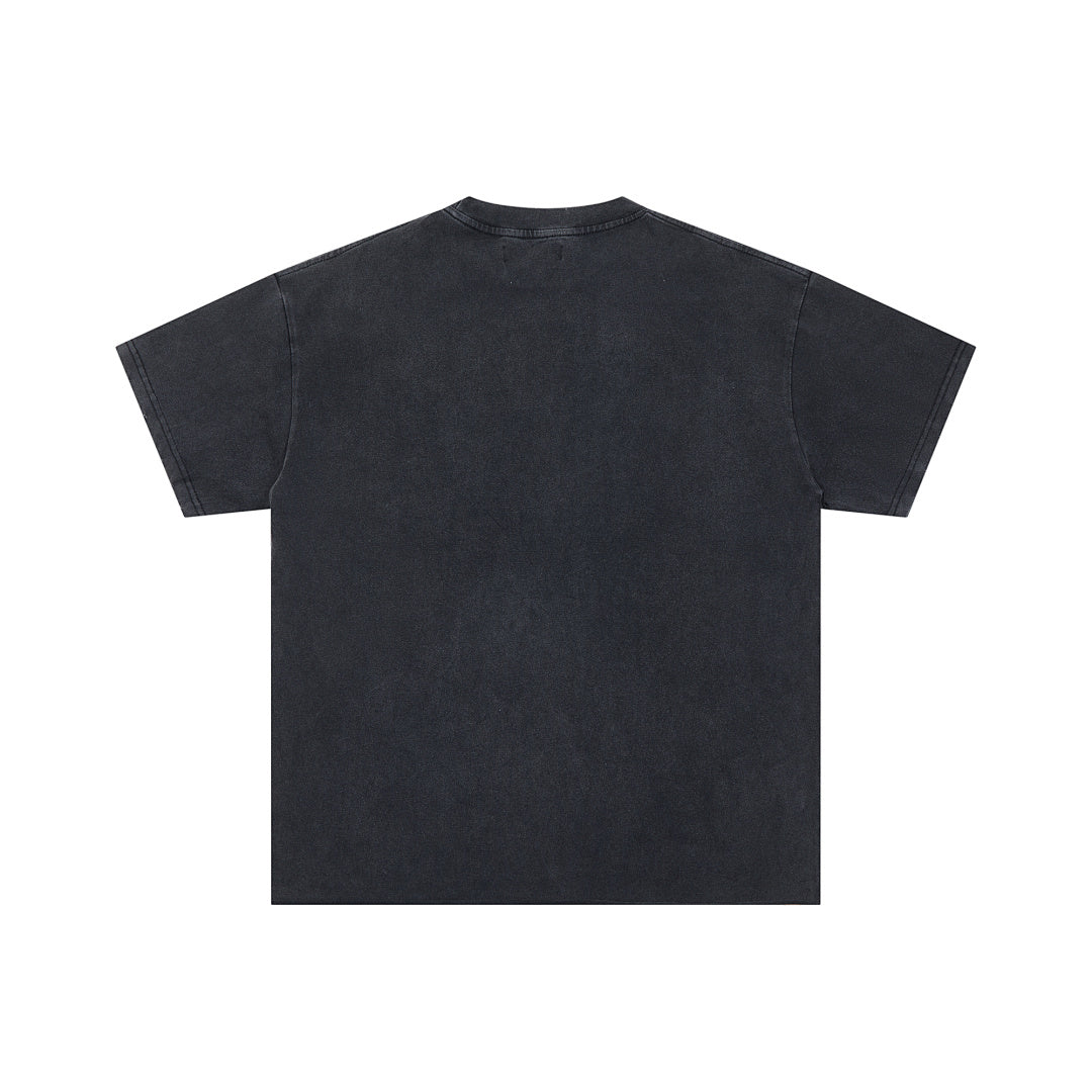 DUAA Worldwide Storm Oversized Graphic Tee — Black