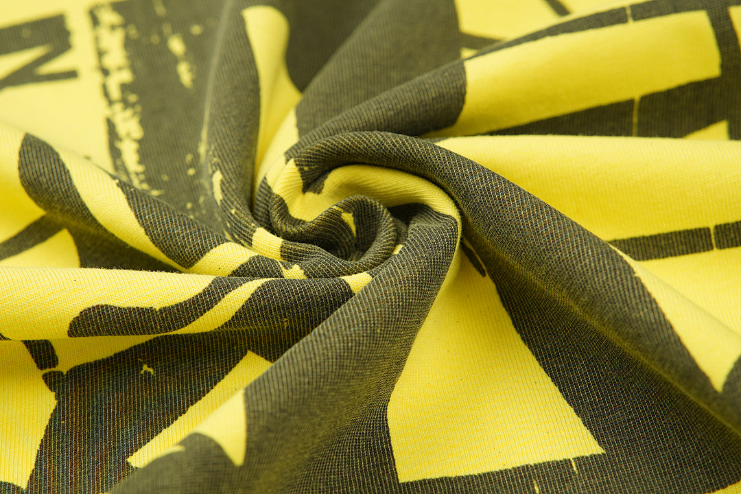 Rough Play Night Creature Oversized Graphic Tee — Yellow