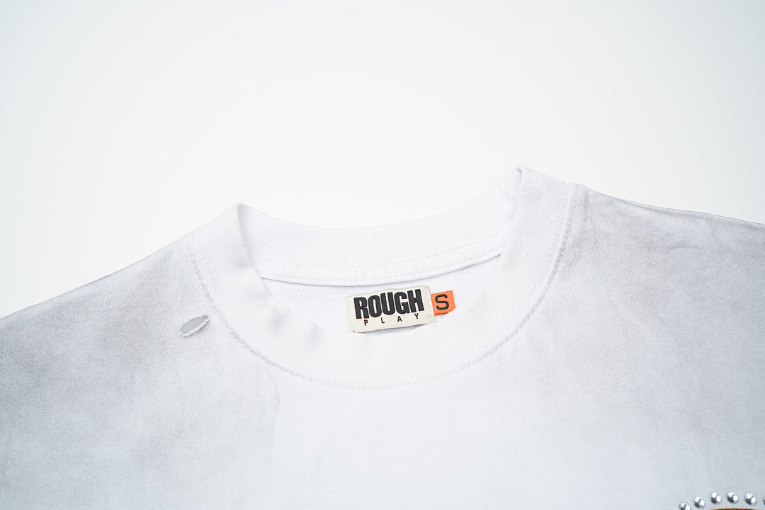 Rough Play I Love Rough Play Oversized Tee — White