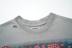 Rough Play The World Is Yours Casino Oversized Graphic Tee — Grey