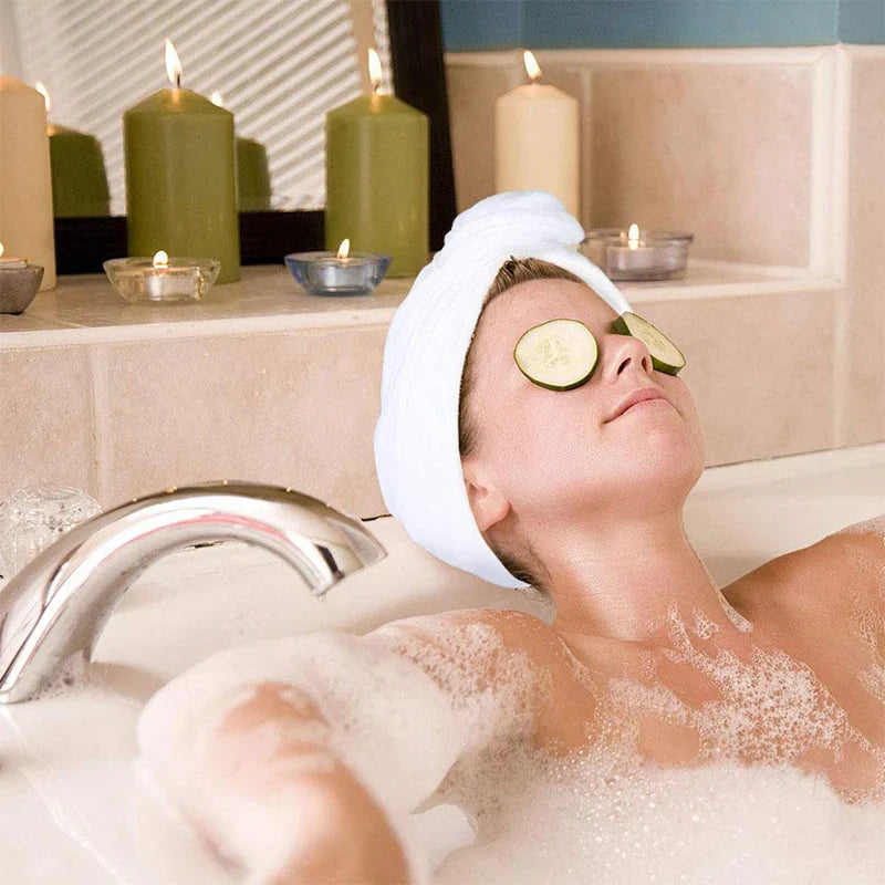 Womens Hair Drying Hat Quick-dry Hair Towel Cap Hat Bath Hat Microfibre After Shower Dry Hair Hat Cap Bathing Accessories Tool