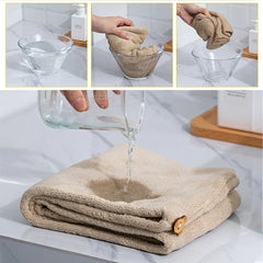 Womens Hair Drying Hat Quick-dry Hair Towel Cap Hat Bath Hat Microfibre After Shower Dry Hair Hat Cap Bathing Accessories Tool