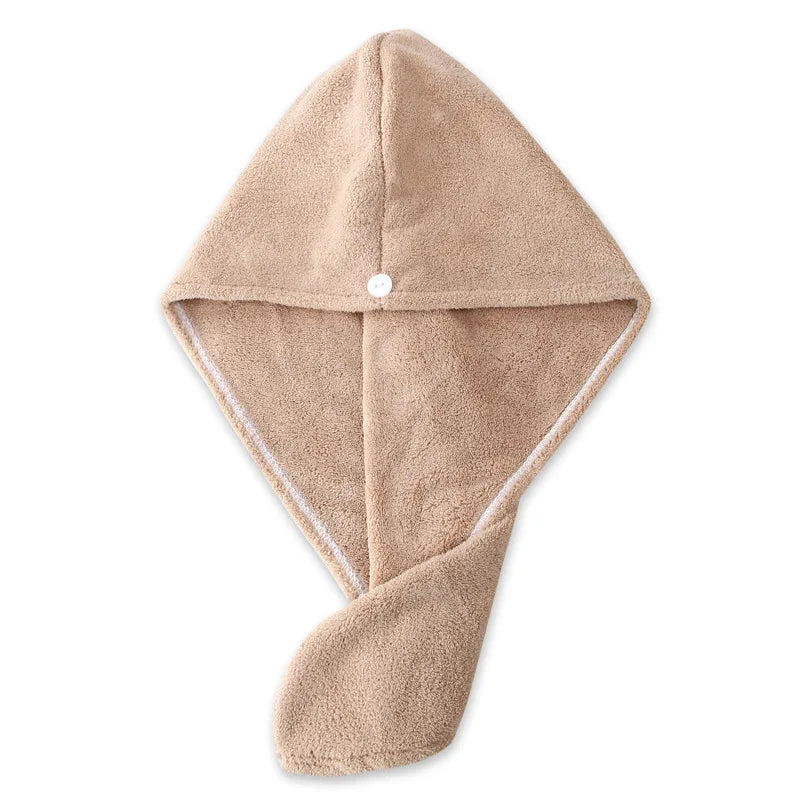 Womens Hair Drying Hat Quick-dry Hair Towel Cap Hat Bath Hat Microfibre After Shower Dry Hair Hat Cap Bathing Accessories Tool