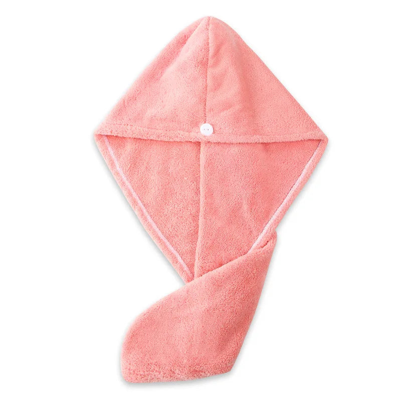 Womens Hair Drying Hat Quick-dry Hair Towel Cap Hat Bath Hat Microfibre After Shower Dry Hair Hat Cap Bathing Accessories Tool