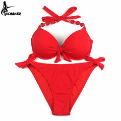 Women Bikini Offer Combined Size Swimsuit Push Up Bikini Sets Brazilian Bathing Suits Swimwear Female XXL
