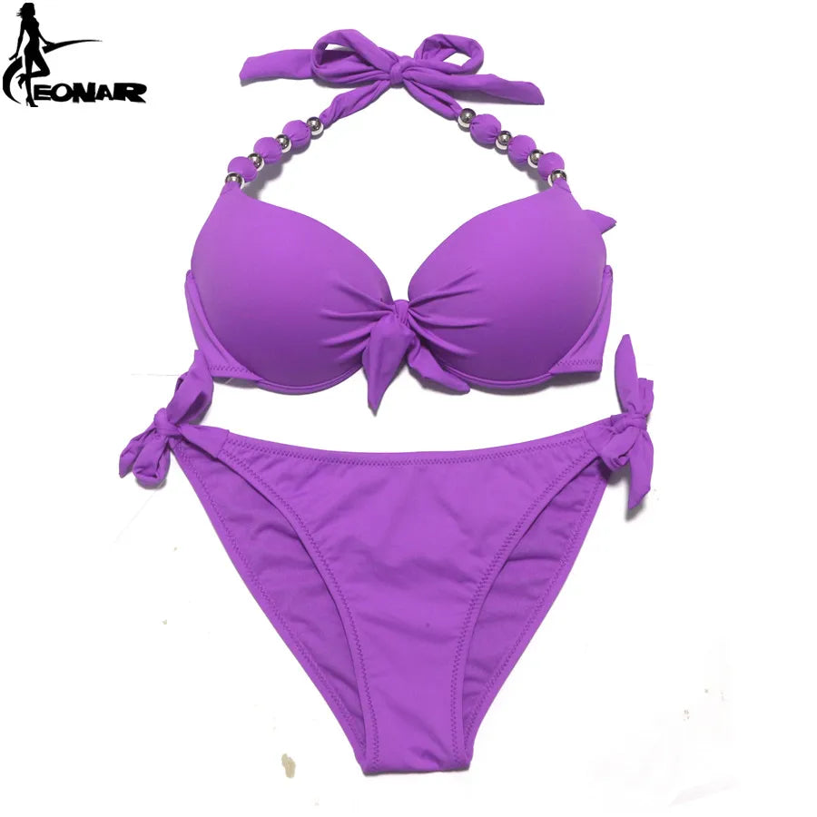 Women Bikini Offer Combined Size Swimsuit Push Up Bikini Sets Brazilian Bathing Suits Swimwear Female XXL
