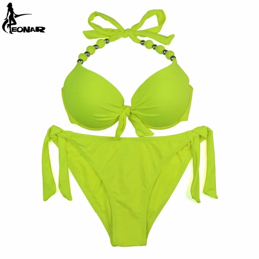 Women Bikini Offer Combined Size Swimsuit Push Up Bikini Sets Brazilian Bathing Suits Swimwear Female XXL