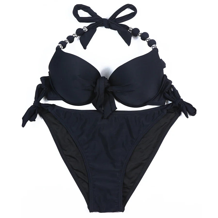 Women Bikini Offer Combined Size Swimsuit Push Up Bikini Sets Brazilian Bathing Suits Swimwear Female XXL
