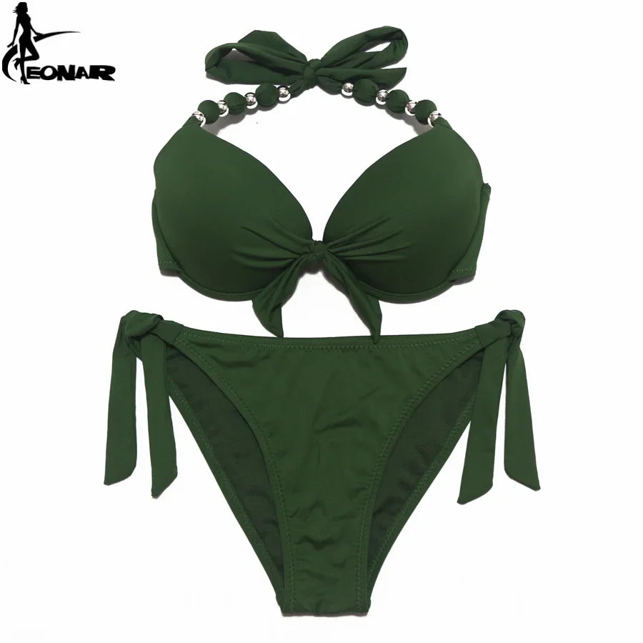 Women Bikini Offer Combined Size Swimsuit Push Up Bikini Sets Brazilian Bathing Suits Swimwear Female XXL