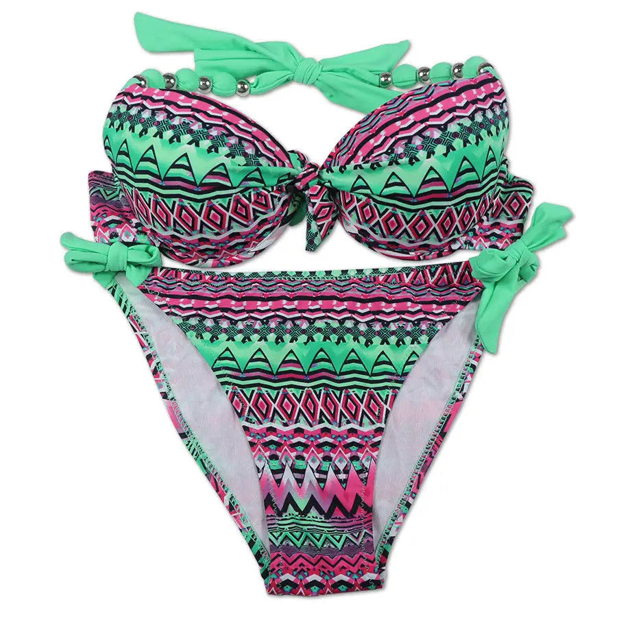 Women Bikini Offer Combined Size Swimsuit Push Up Bikini Sets Brazilian Bathing Suits Swimwear Female XXL