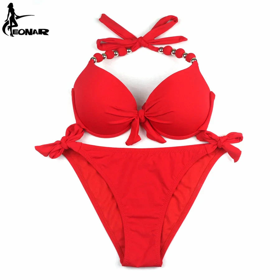 Women Bikini Offer Combined Size Swimsuit Push Up Bikini Sets Brazilian Bathing Suits Swimwear Female XXL