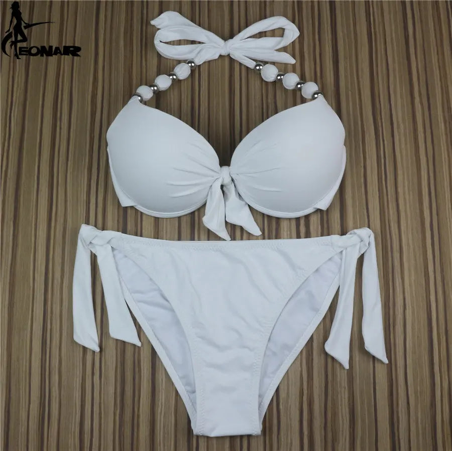 Women Bikini Offer Combined Size Swimsuit Push Up Bikini Sets Brazilian Bathing Suits Swimwear Female XXL