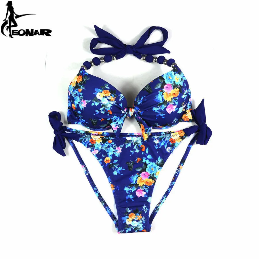 Women Bikini Offer Combined Size Swimsuit Push Up Bikini Sets Brazilian Bathing Suits Swimwear Female XXL