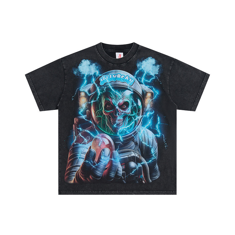 Jellybean Beyond Oversized Graphic Tee — Washed Black
