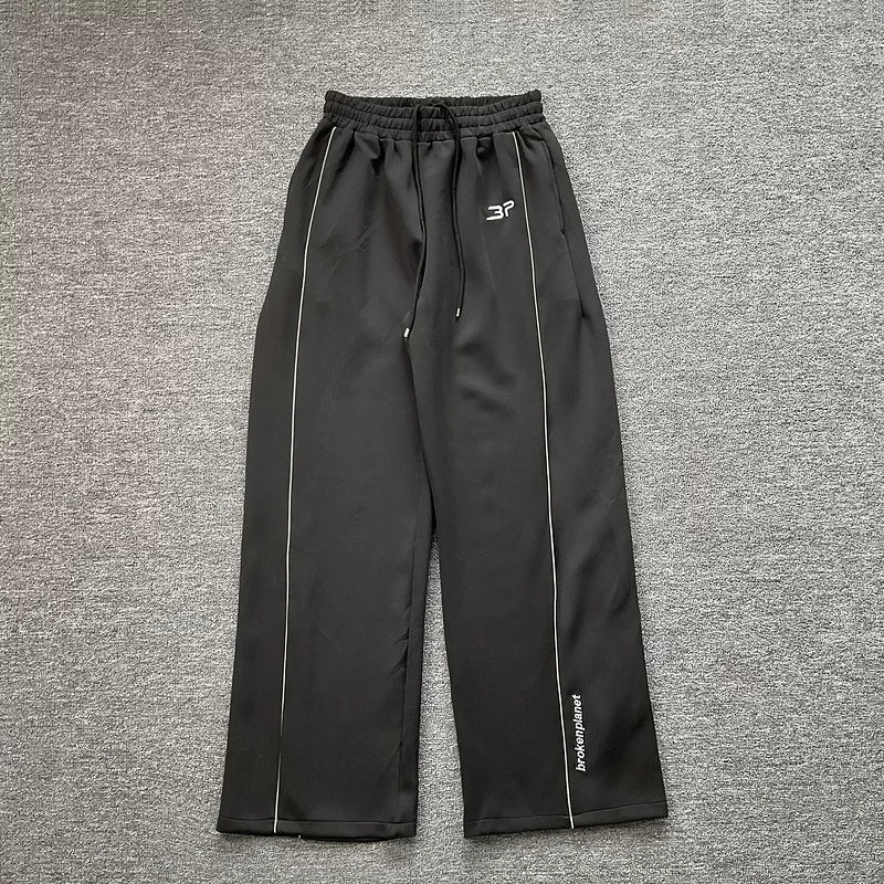Broken Planet BP Mini Logo Wide Leg Track Pants - 3 Colors Available
