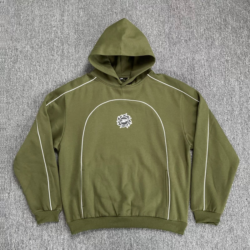 Broken Planet Contrast Piping Circle Logo Hoodie - 4 Colors Available