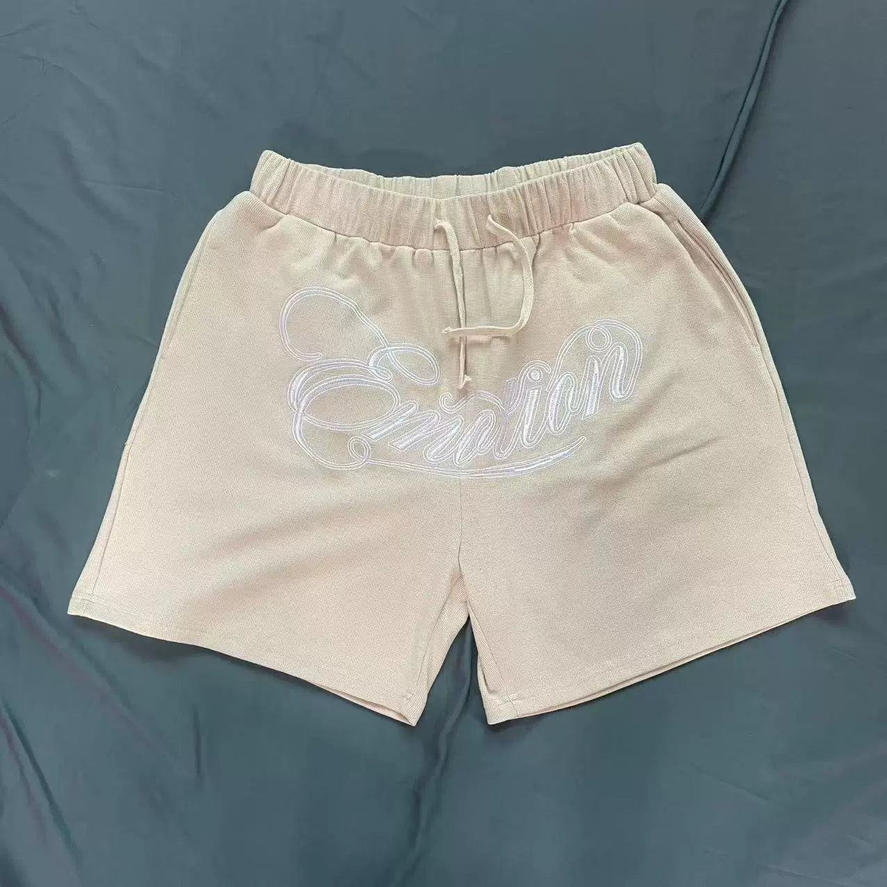 Mixed Emotion Casual Shorts – Script Emotion Print