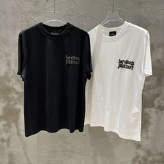 Broken Planet 3D Raised Logo Tee‑Black & White