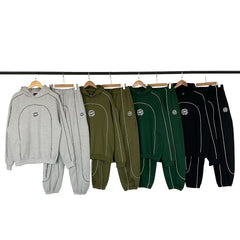 Broken Planet Curved Seam Logo Hoodie Jogger Set - 4 Colors Available
