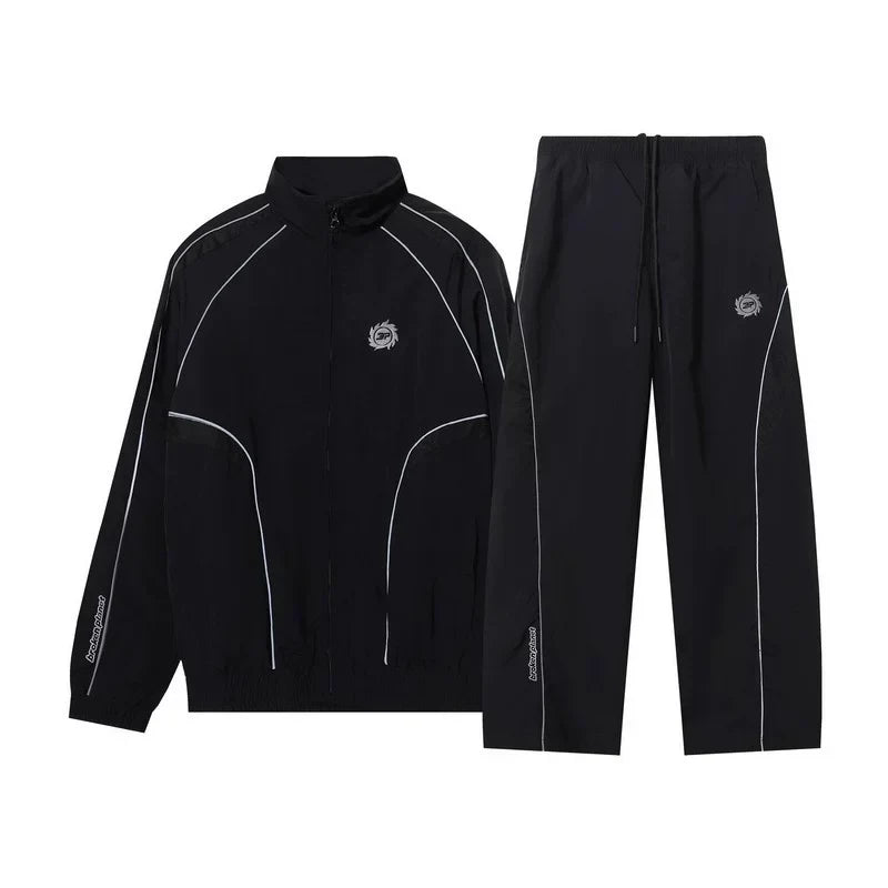 Broken Planet 3M Reflective Tracksuit Set - Black