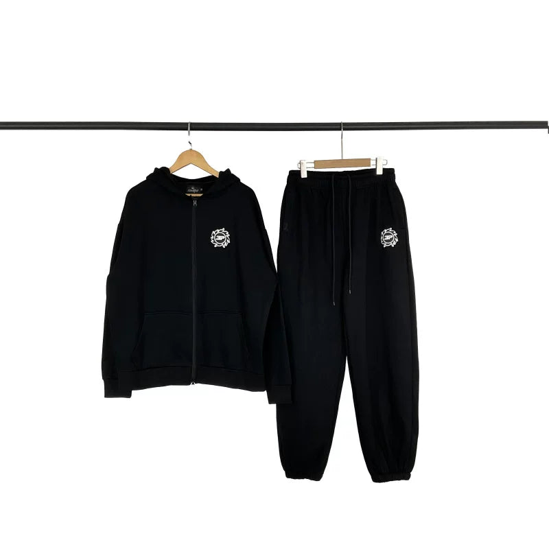 Broken Planet Circle Logo Zip Hoodie Jogger Set - 4 Colors Available