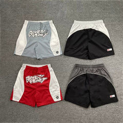 Broken Planet Graffiti Script Color Block Nylon Shorts - 4 Colors Available