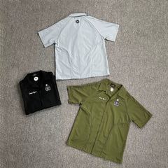 Broken Planet Contrast Stitch Camp Collar Shirt‑3 Colors