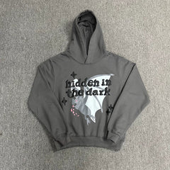 Broken Planet Hidden In The Dark Grey Bat Hoodie