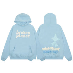 Broken Planet Collectors Only Light Blue Oversized Hoodie