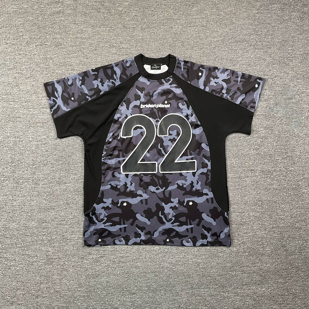 Broken Planet "22" Retro Football Jersey - 4 Colors Available