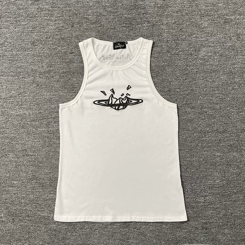 Broken Planet Cracked Planet Racer Tank Top - 2 Colors Available