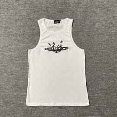 Broken Planet Cracked Planet Racer Tank Top - 2 Colors Available