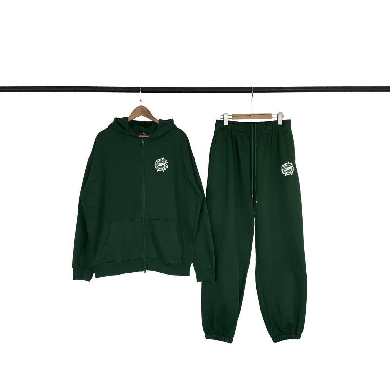 Broken Planet Circle Logo Zip Hoodie Jogger Set - 4 Colors Available
