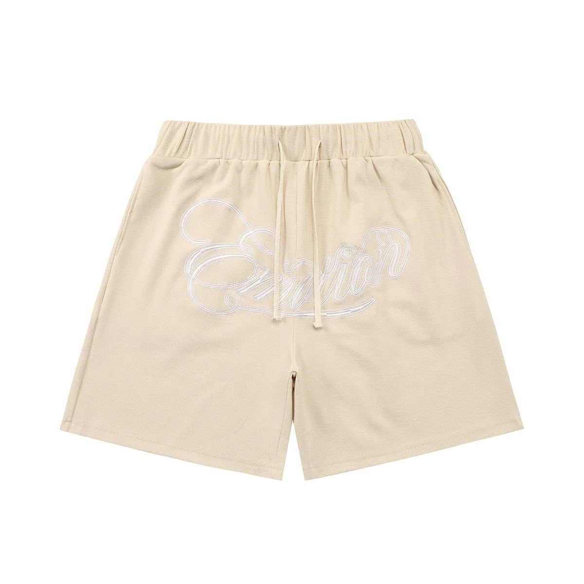Mixed Emotion Casual Shorts – Script Emotion Print