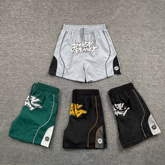 Broken Planet Curved Seam Graffiti Basketball Shorts‑4 Colors