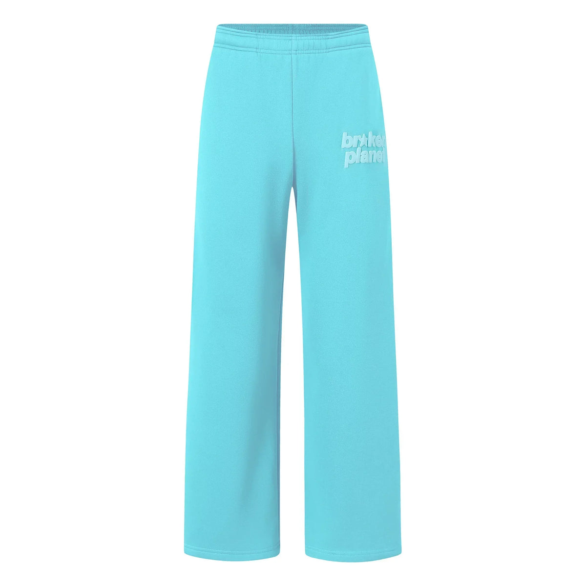 Broken Planet Logo Sky Blue Wide Leg Sweatpants