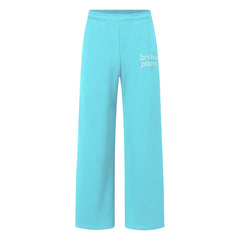 Broken Planet Logo Sky Blue Wide Leg Sweatpants