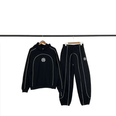 Broken Planet Curved Seam Logo Hoodie Jogger Set - 4 Colors Available