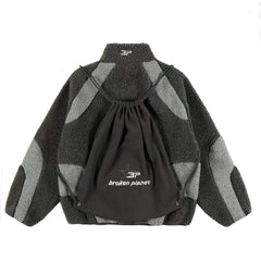 Broken Planet Sherpa Fleece Zip Jacket with Back Bag - 2 Colors Available