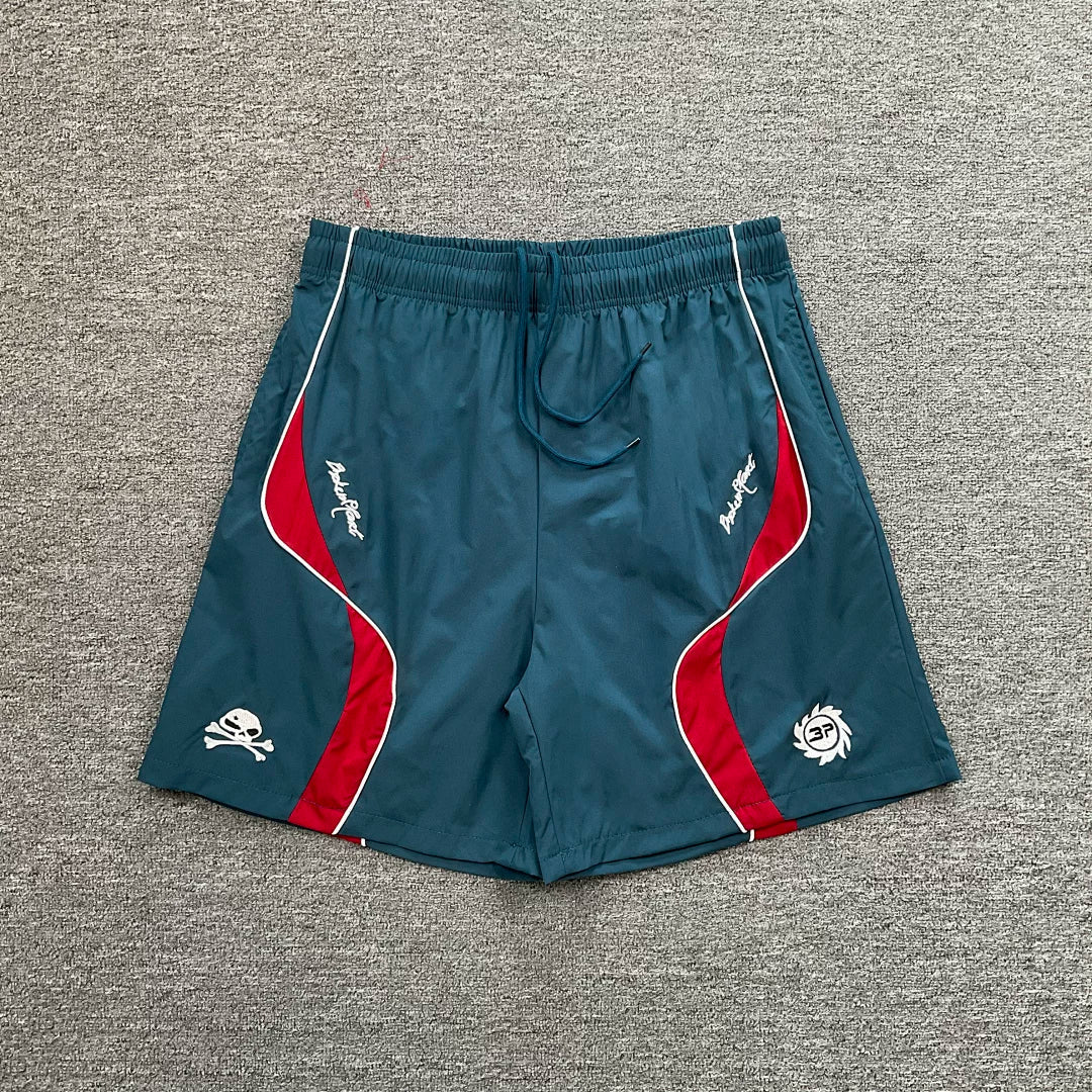 Broken Planet Curved Panel Nylon Sports Shorts - 4 Colors Available