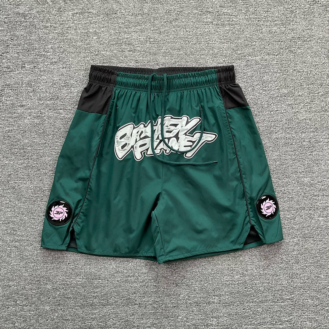 Broken Planet Graffiti Basketball Mesh Shorts‑4 Colors
