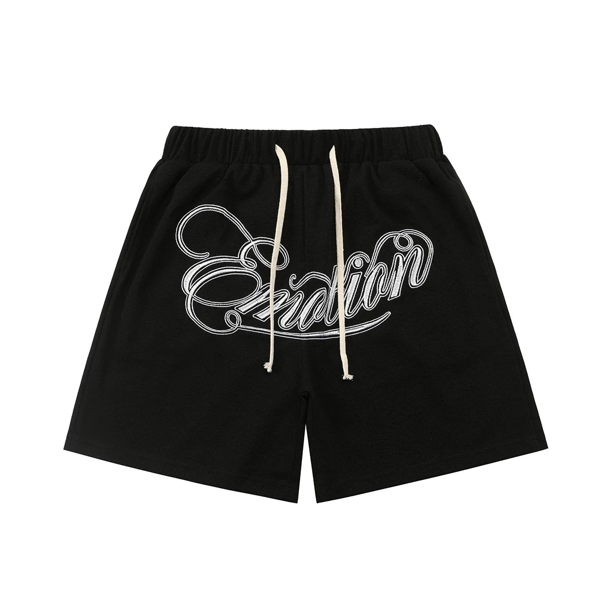 Mixed Emotion Casual Shorts – Script Emotion Print