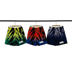 Broken Planet Gradient Abstract Print Quick‑Dry Shorts‑3 Colors